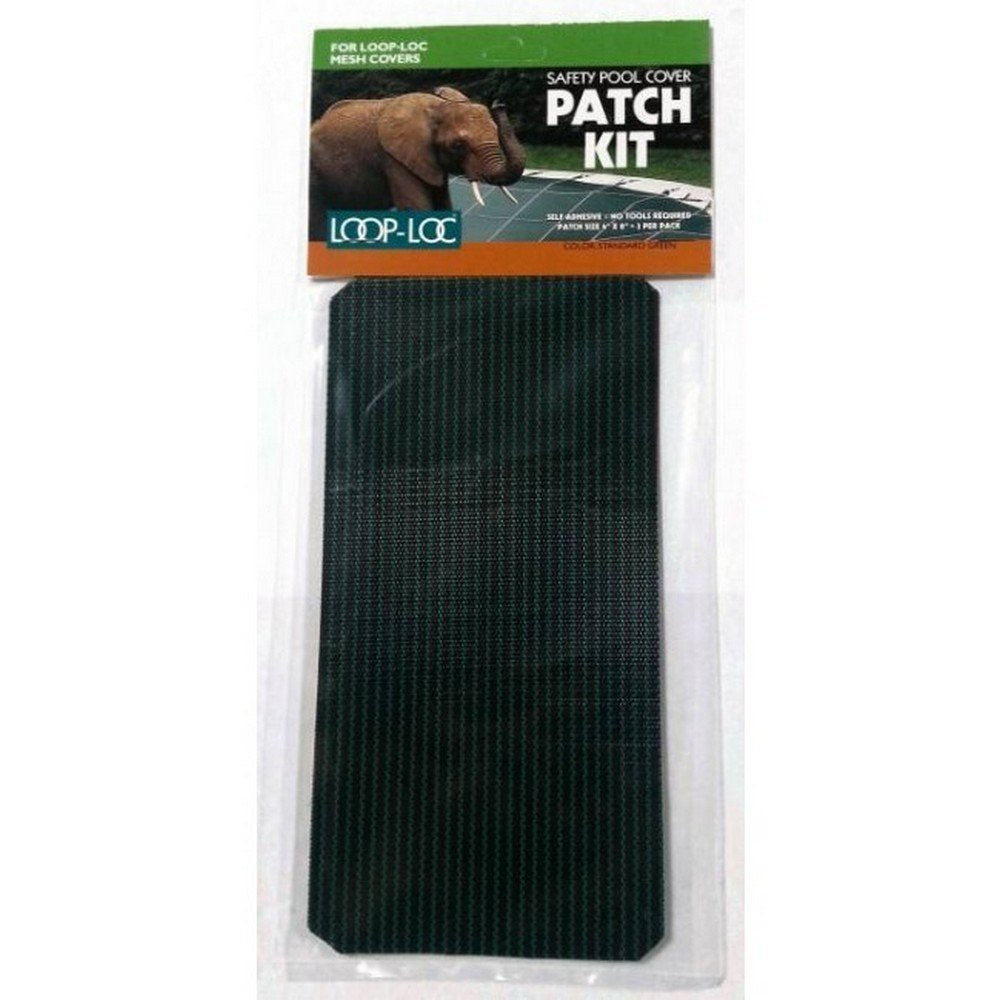 Loop-Loc Safety Cover Patch Kit - Self Adhesive Green Mesh