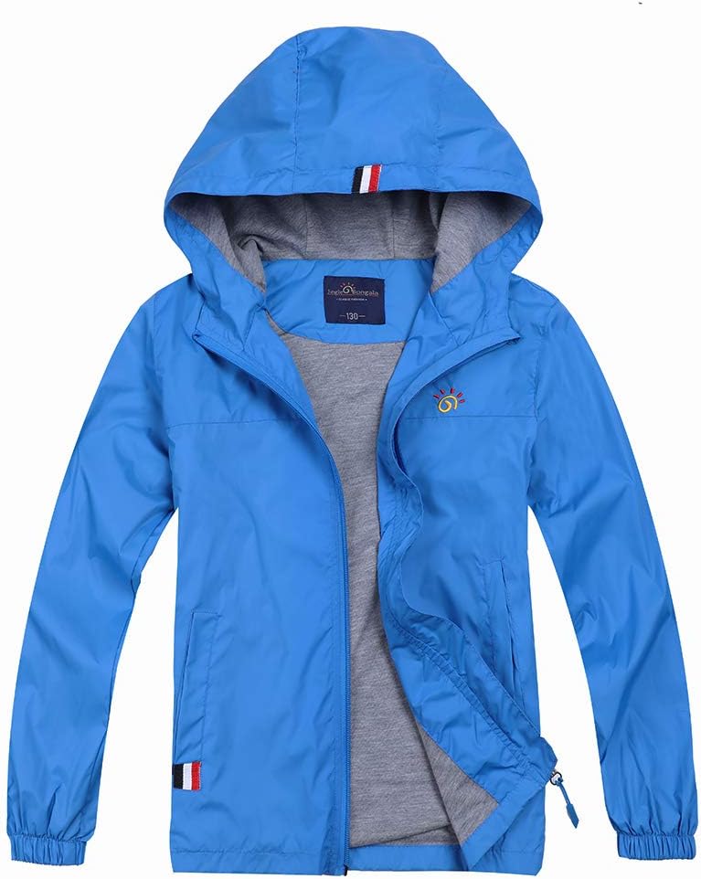 Lightweight Breathable Raincoat for Kids - Waterproof Jacket