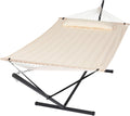 Extra Large Double Hammock with 12 ft Stand - Comfortable Outdoor