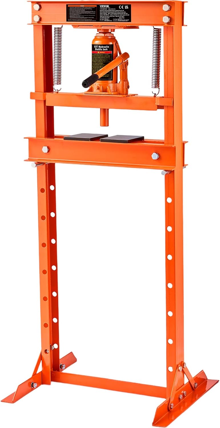 VEVOR Hydraulic Shop Press with 12 Ton Capacity for Professionals