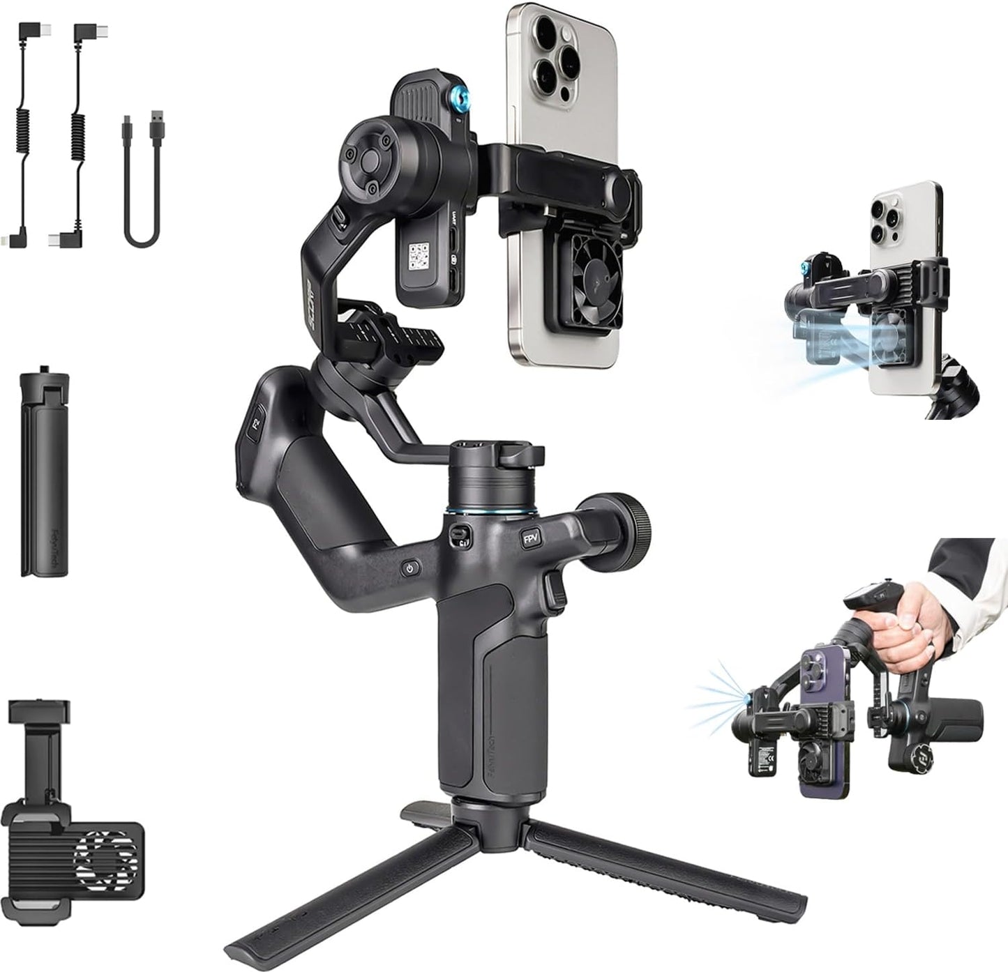 FeiyuTech SCORP Mini 3 Gimbal Stabilizer for Smooth Shots