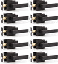 KNOBWELL Premium Oil Rubbed Bronze Door Handle Set for Easy Use