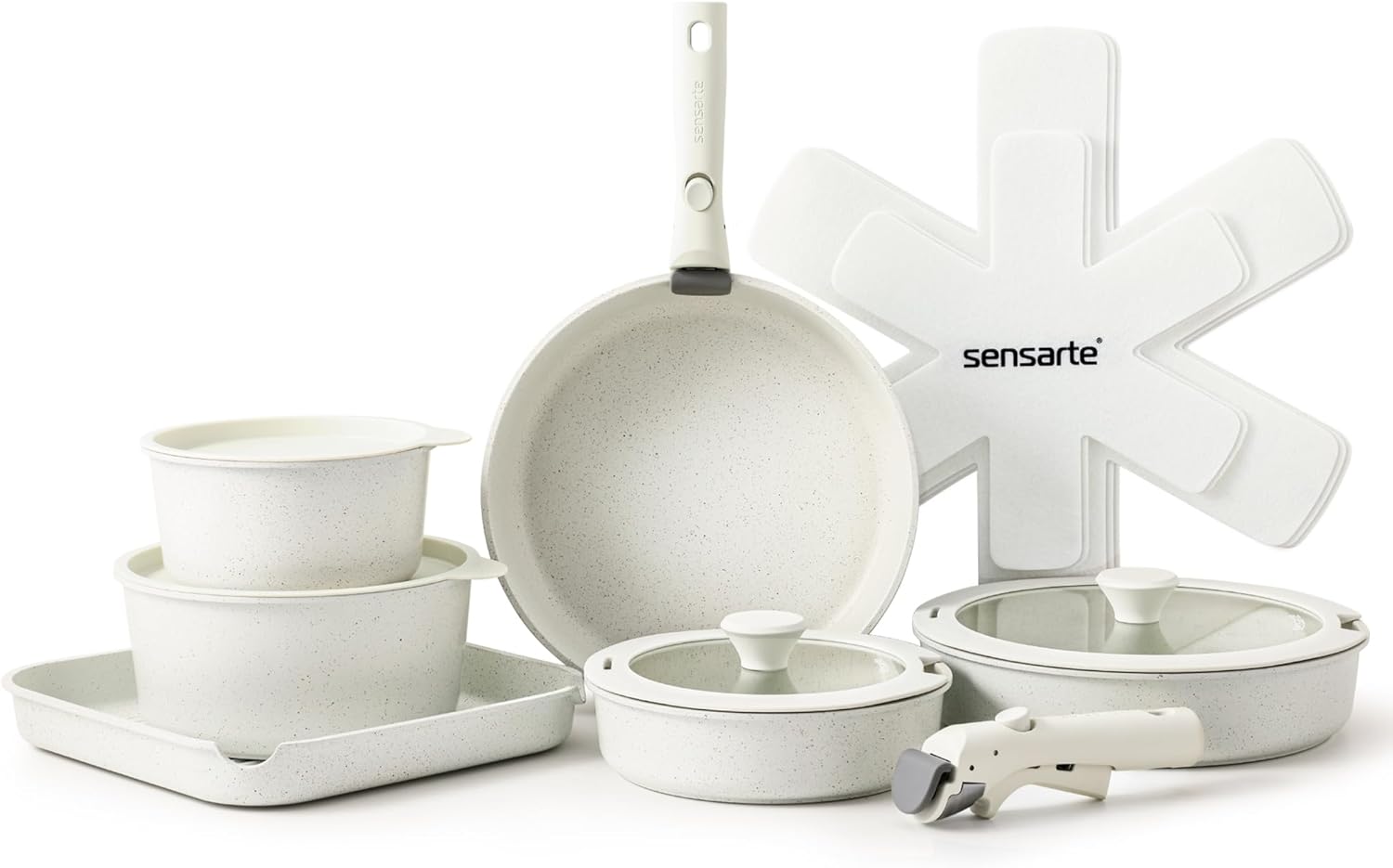 Detachable Handle Nonstick Cookware Set