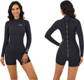 MWTA Women Shorty 2.0mm Neoprene Wetsuits for Water Sports
