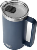 YETI Rambler 34 oz Pitcher, Vacuum Insulated Navy - Durable Cold