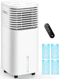 4-IN-1 Portable Air Conditioners Evaporative Air Cooler - For Dry