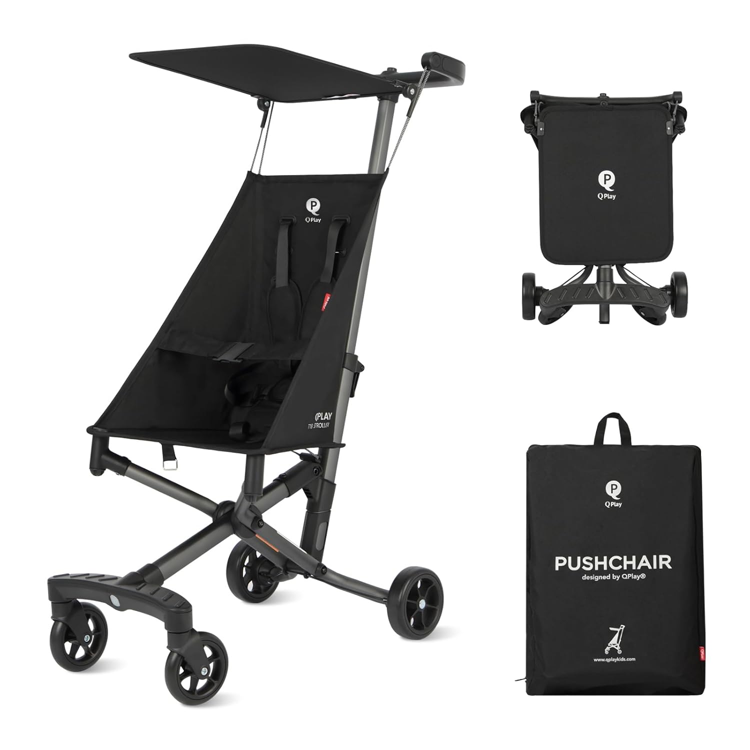 Ultra Lightweight Travel Stroller for Easy Airplane Carry