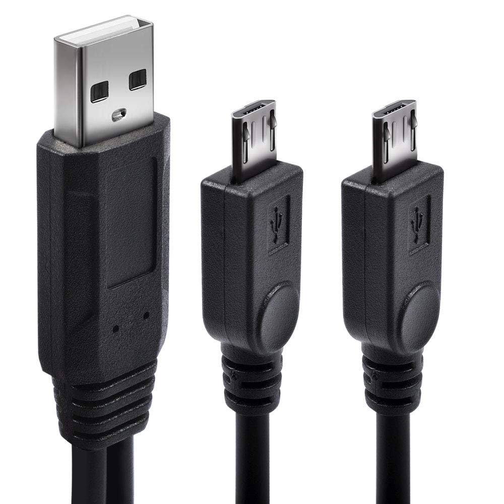 Dual Micro USB Splitter - Double the Power!