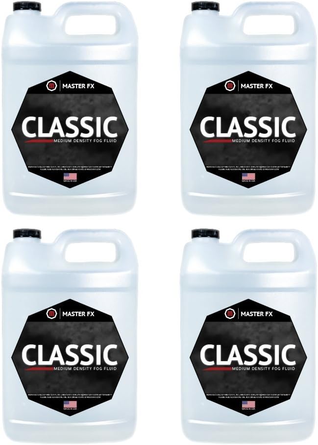 Classic Fog Medium Density Water-Based Fog Fluid for Machines
