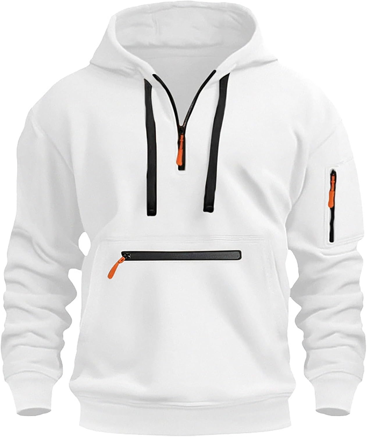 Vintage Tactical Quarter Zip Hoodie