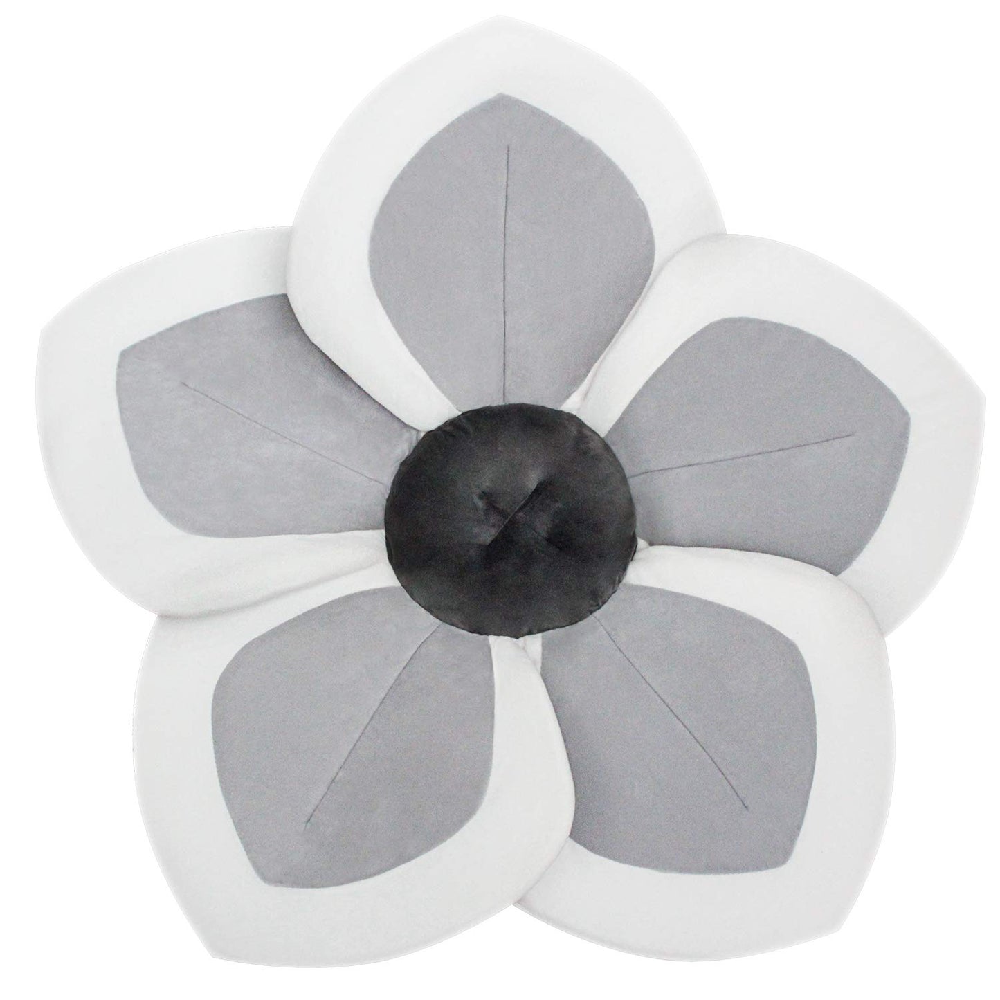 Soft Flower Baby Bath Pad - Gentle Infant Support! Gray