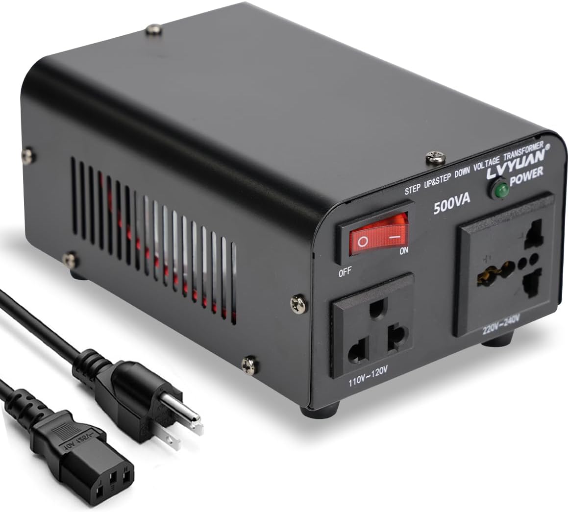 LVYUAN Voltage Transformer Converter for 110-240 Volt Devices