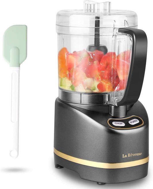 200W Mini Food Processor: Mince, Chop, Blend in Style