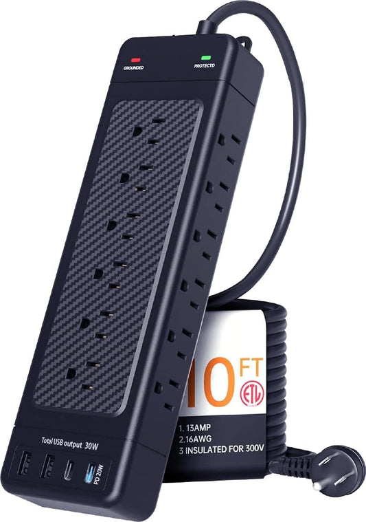 NANOLAKE High Joules Surge Power Strip - Ultimate Protection!