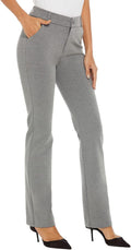 Women's Ease into Comfort Barely Bootcut Stretch Dress Pants Tall