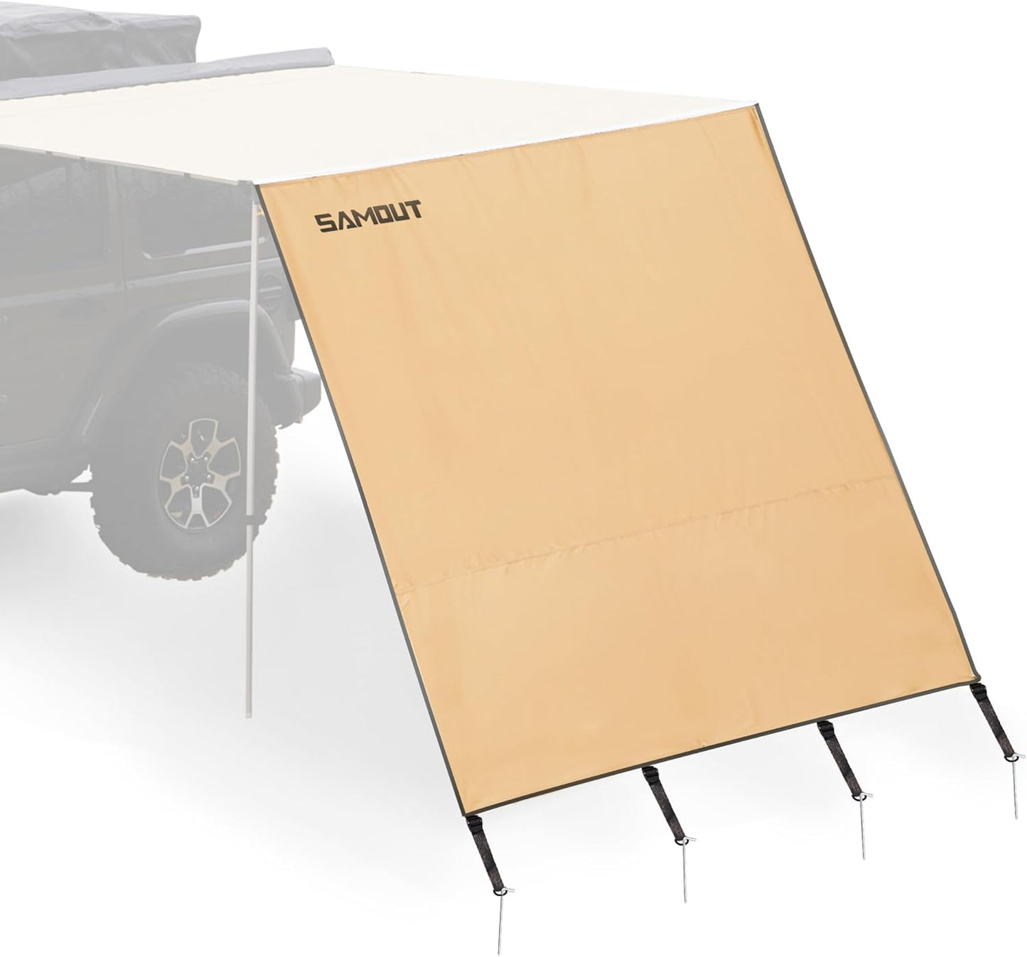 Multi-Side Universal Awning Extension for Windbreak & Sun Shade