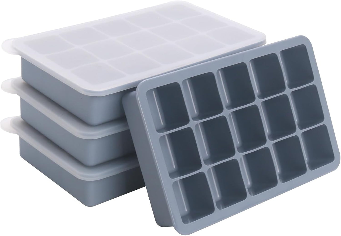 2 Tbsp Silicone Freezer Molds for Easy Meal Prep and Storage