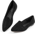 MUSSHOE Flat Shoes Women Comfortable Slip on Women's (Style 1WQ1)
