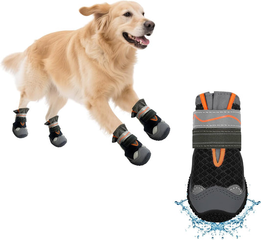 Waterproof Dog Booties for All Sizes - Perfect for Summer Use