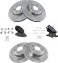 TRQ Front and Rear Brake Pad & Rotor Kit for 2018-21 Honda Accord