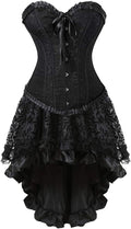 Steampunk Corset Skirt Renaissance Corset Dress - Gothic Burlesque Fit