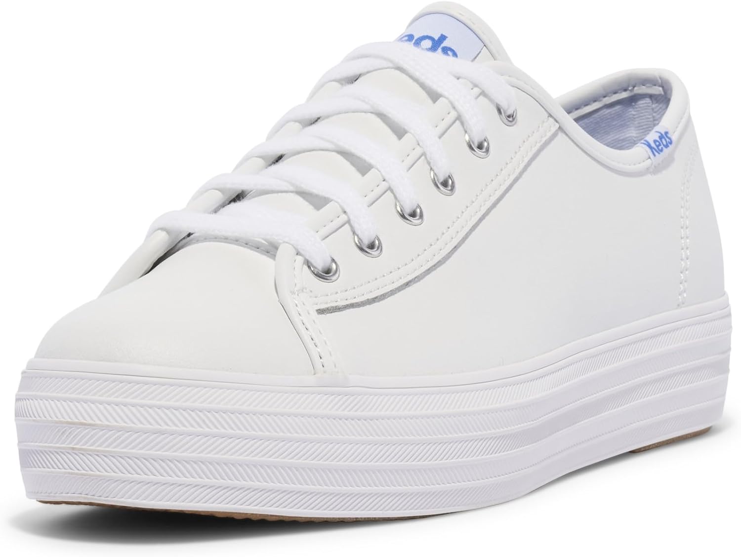 Keds Womens Triple Kick Leather Sneakers for Stylish Comfort