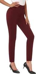 Comfy High Waist Skinny Work Pants for Women by iChosy