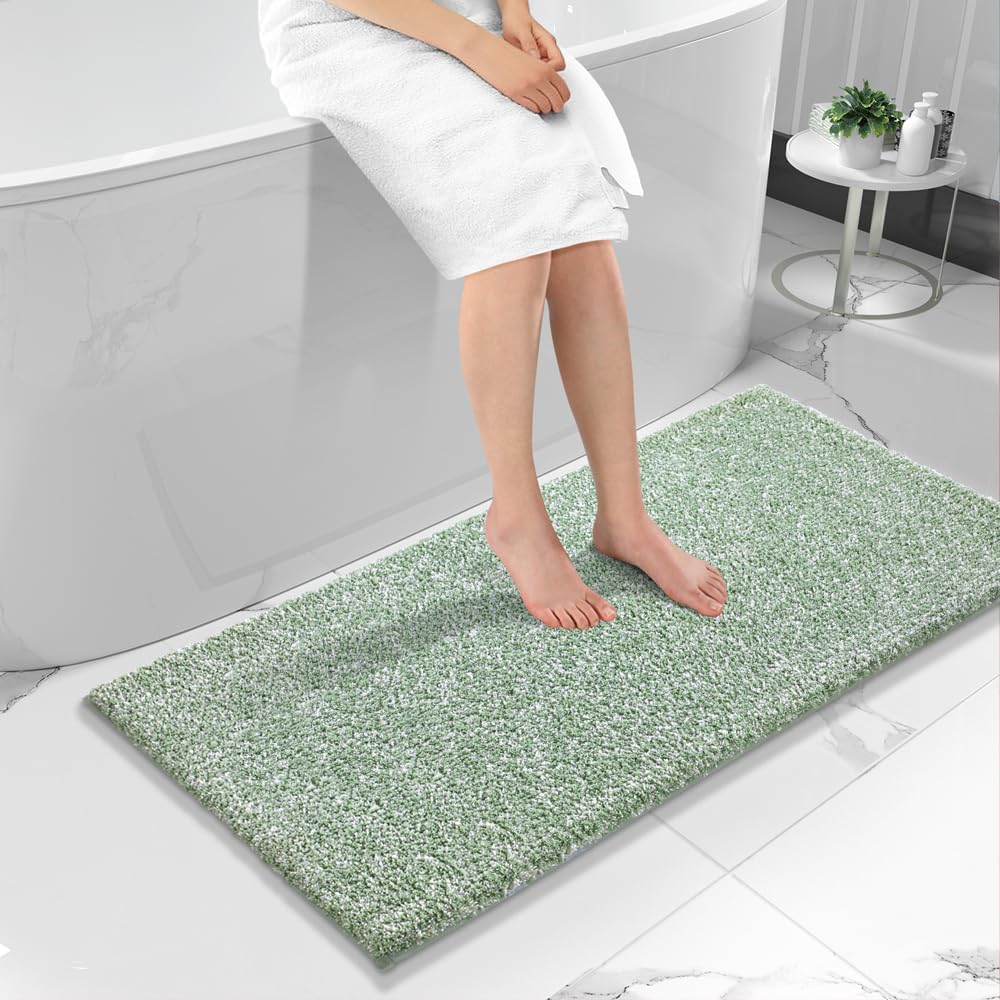 Yimobra Non Slip Washable Bathroom Runner Rug for Home Use