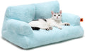 MEWOOFUN Cat Bed for Indoor Cats - Cozy and Washable Pet Sofa