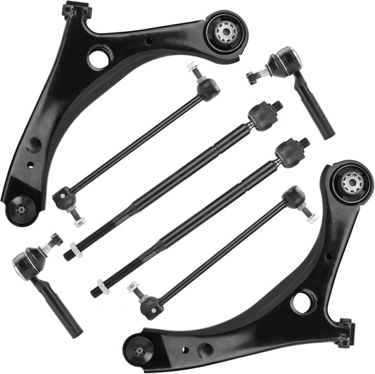 8PCS Front Lower Control Arm Suspension Kit for Dodge & Chrysler