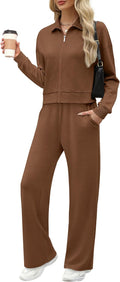 Lounge Sets for Women - 2 Piece Sweatsuit Tracksuit Set