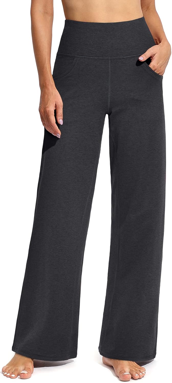 Promover Wide Leg Pants for Women - Comfortable Yoga Pants