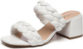 Stylish Braided Heeled Sandals for Women - Perfect Summer Footwear