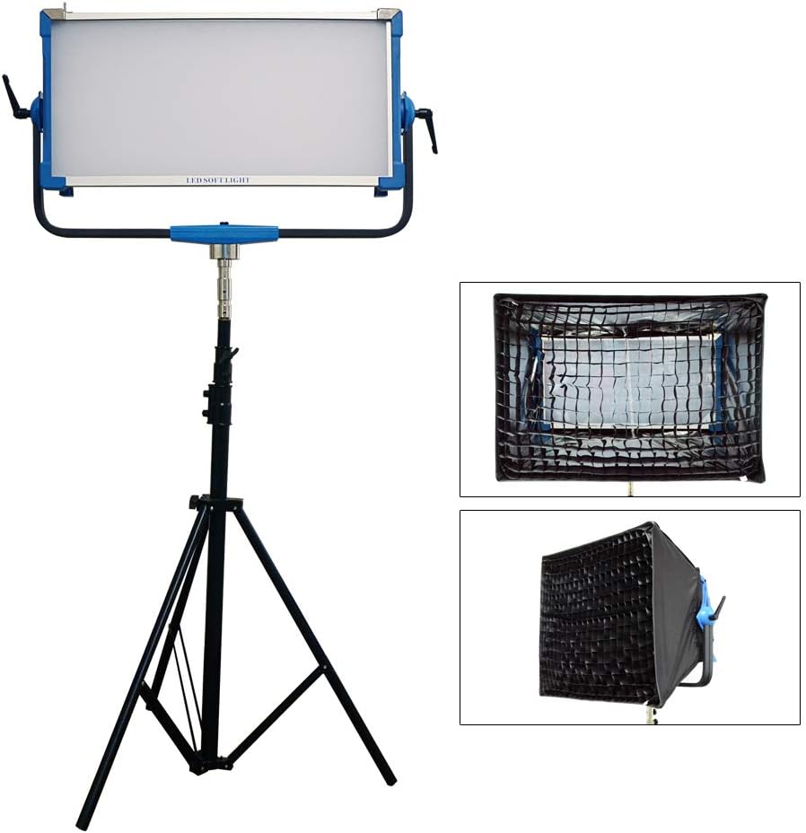 Softbox with Grid for 300W RGBW LED Panel Lamp for Photography