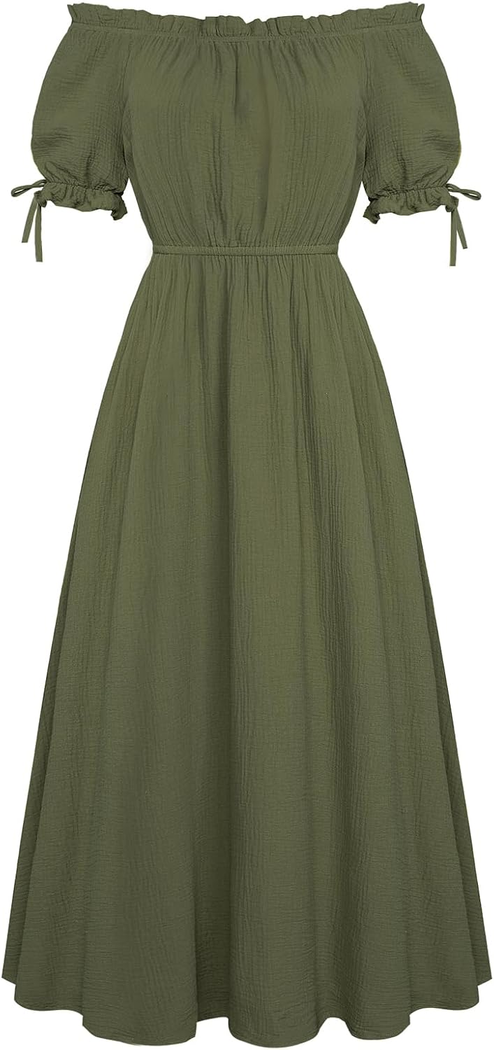 Scarlet Darkness Renaissance Costume Women Maxi Dress Review