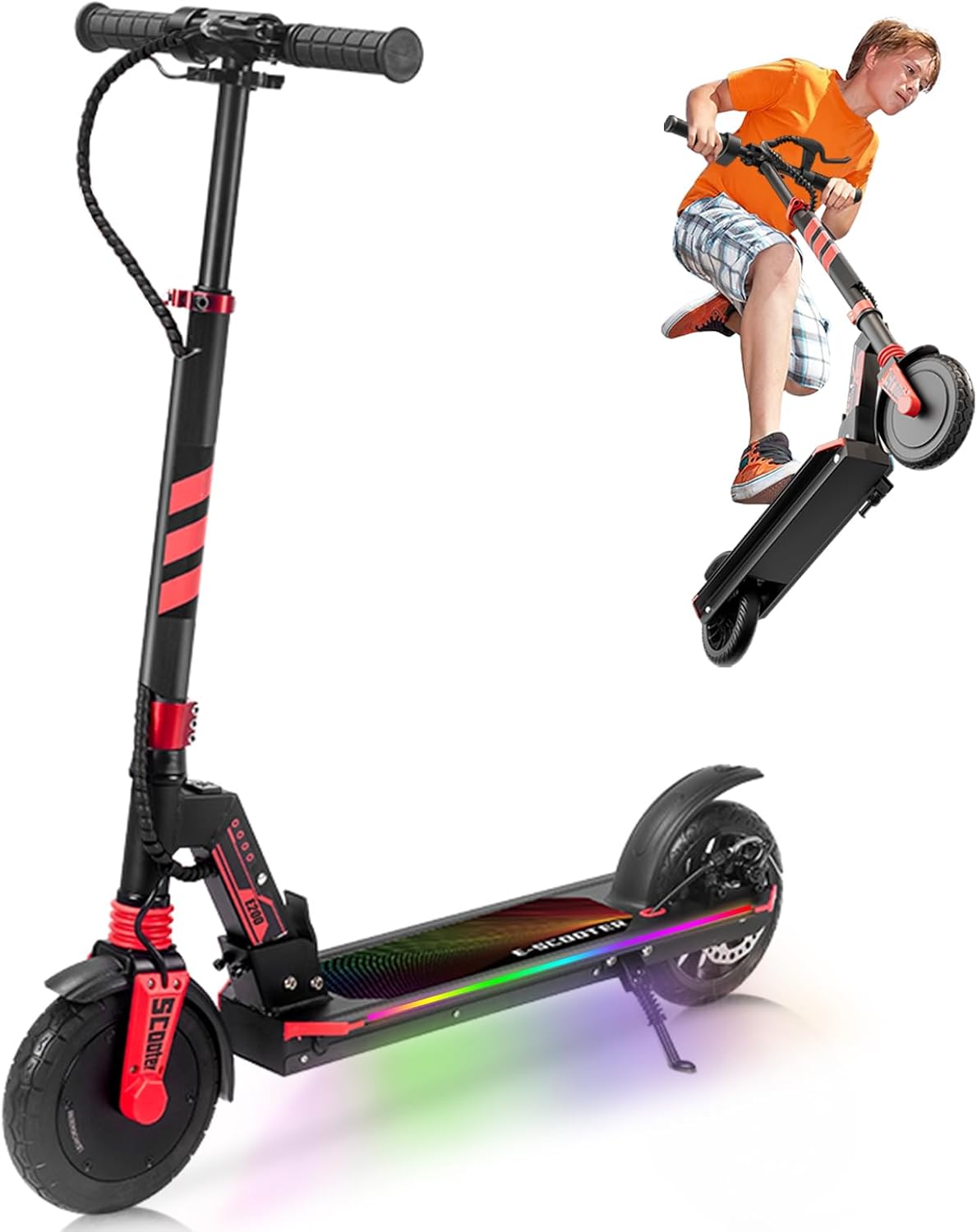 E200 Electric Scooter for Kids & Teens with 180W Motor Power