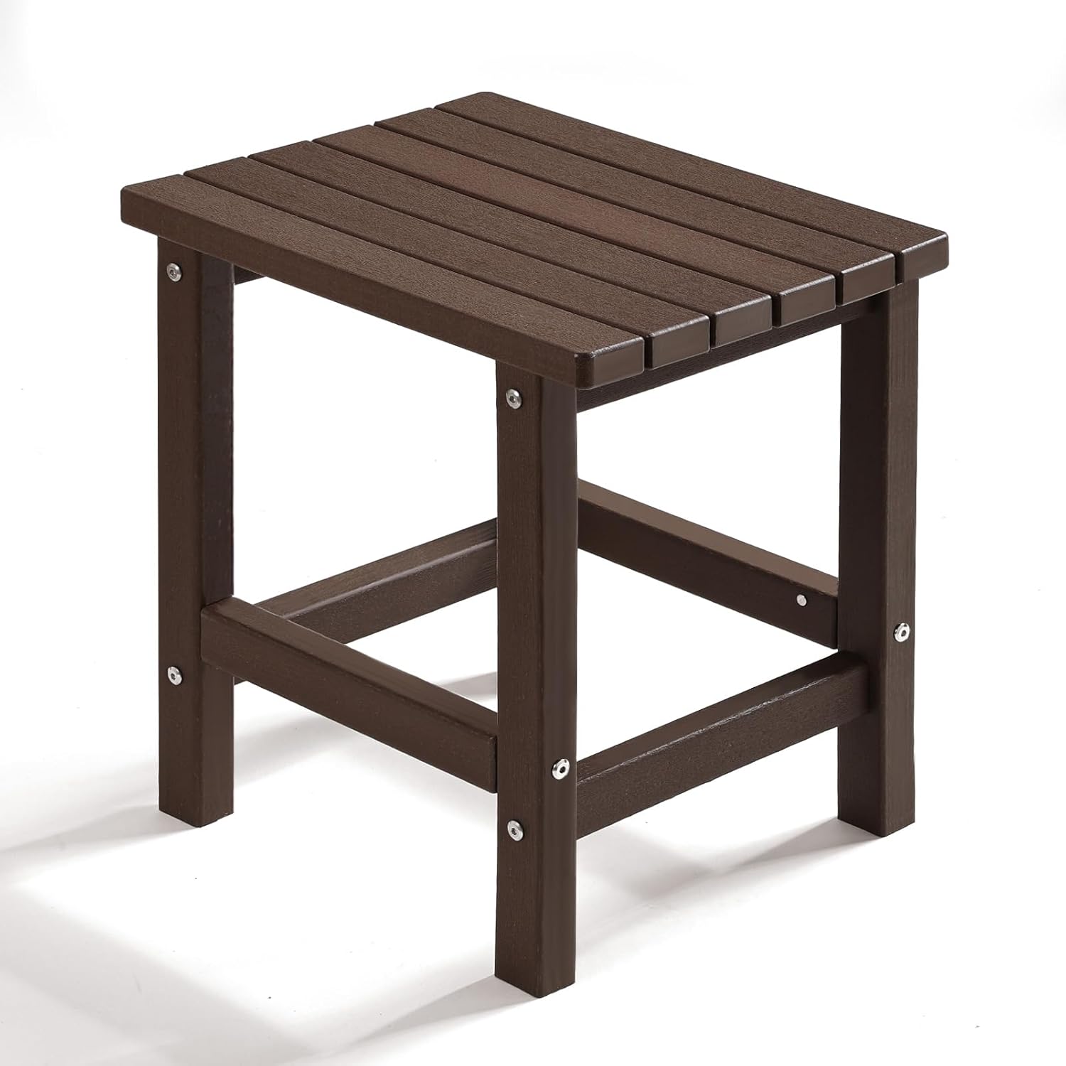 PASAMIC Adirondack Square Side Table for Outdoor & Indoor Use