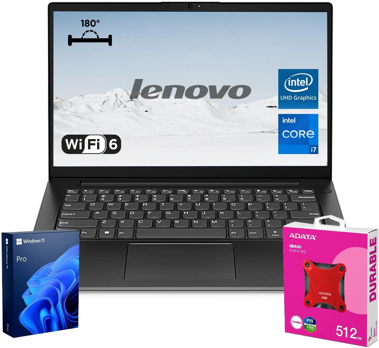 Lenovo V14 Gen 4 Business Laptop with 14in FHD Display