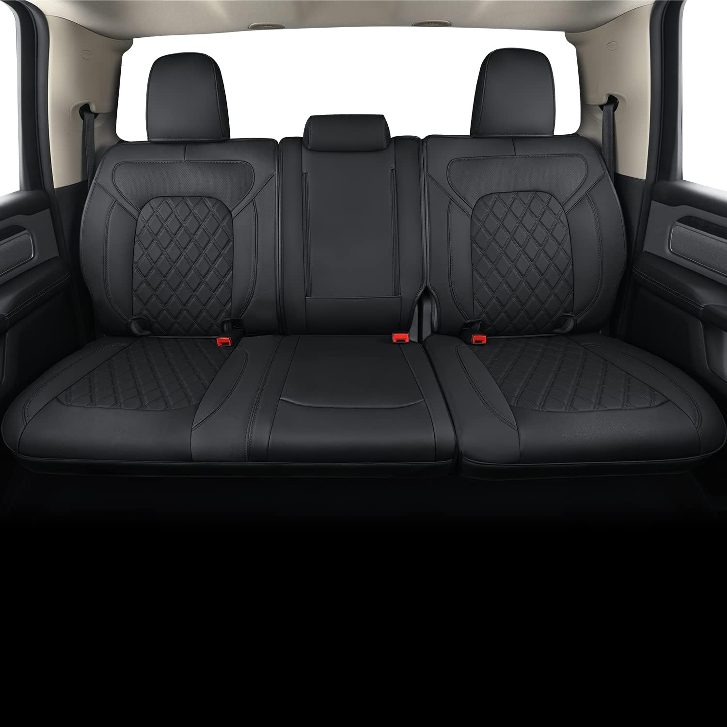 Custom Fit Waterproof Rear Bench Seat Covers for Ram 1500