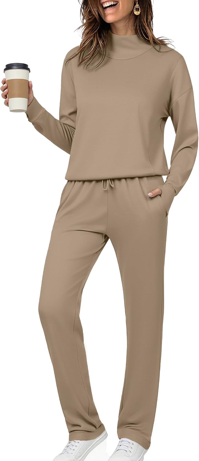 Totatuit Womens Lounge Sets: Comfy Two Piece Tracksuits for Fall