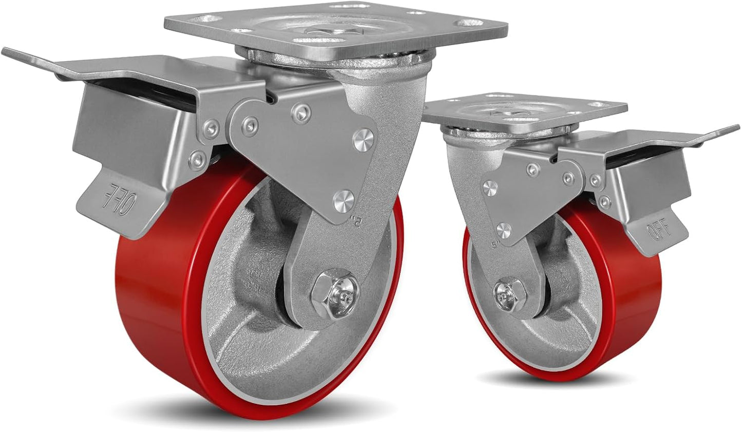 Heavy Duty Industrial Caster Wheels for Smooth Mobility