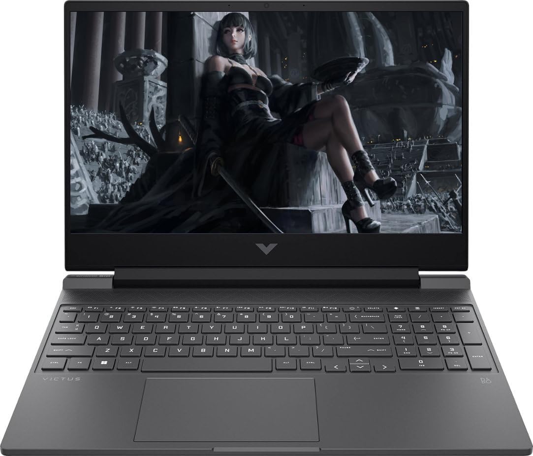 HP Victus Gaming Laptop with 15.6 FHD 144Hz Display and Power