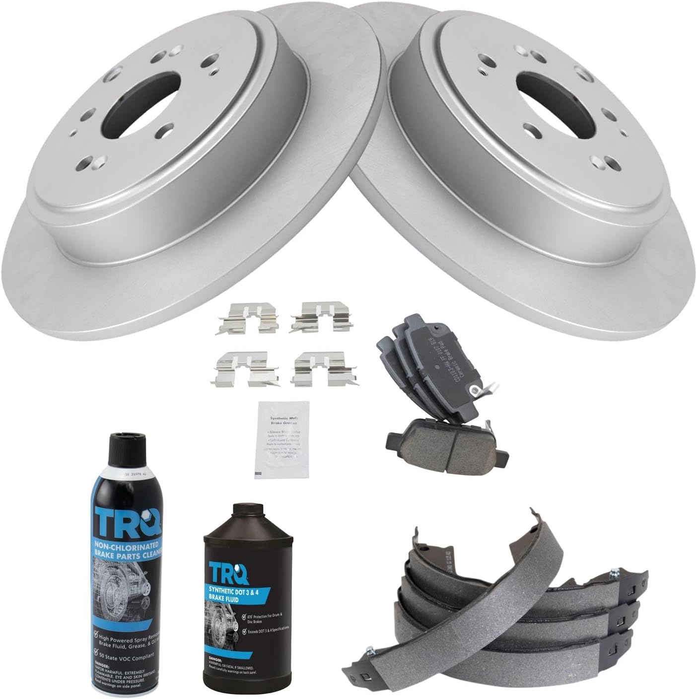 Complete Rear Brake Pad & Rotor Kit for Honda Ridgeline