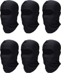 Satinior 6 Pcs Ski Mask Balaclava Full Face Cover - Warm UV Protection