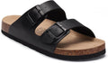 Litfun Women's Cork Footbed Sandal Summer Slip On Slide Sandals