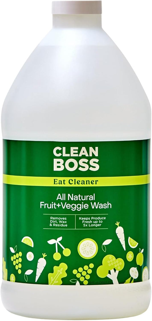 CleanBoss Fruit & Veggie Wash Refill - 64 oz - Extends Freshness 5X