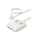 Nano Charging Station 6-in-1 67W Power Strip - Flat Plug, 5ft Cord