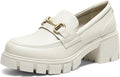 DREAM PAIRS Loafers for Women Platform Chunky Loafers - Stylish finely