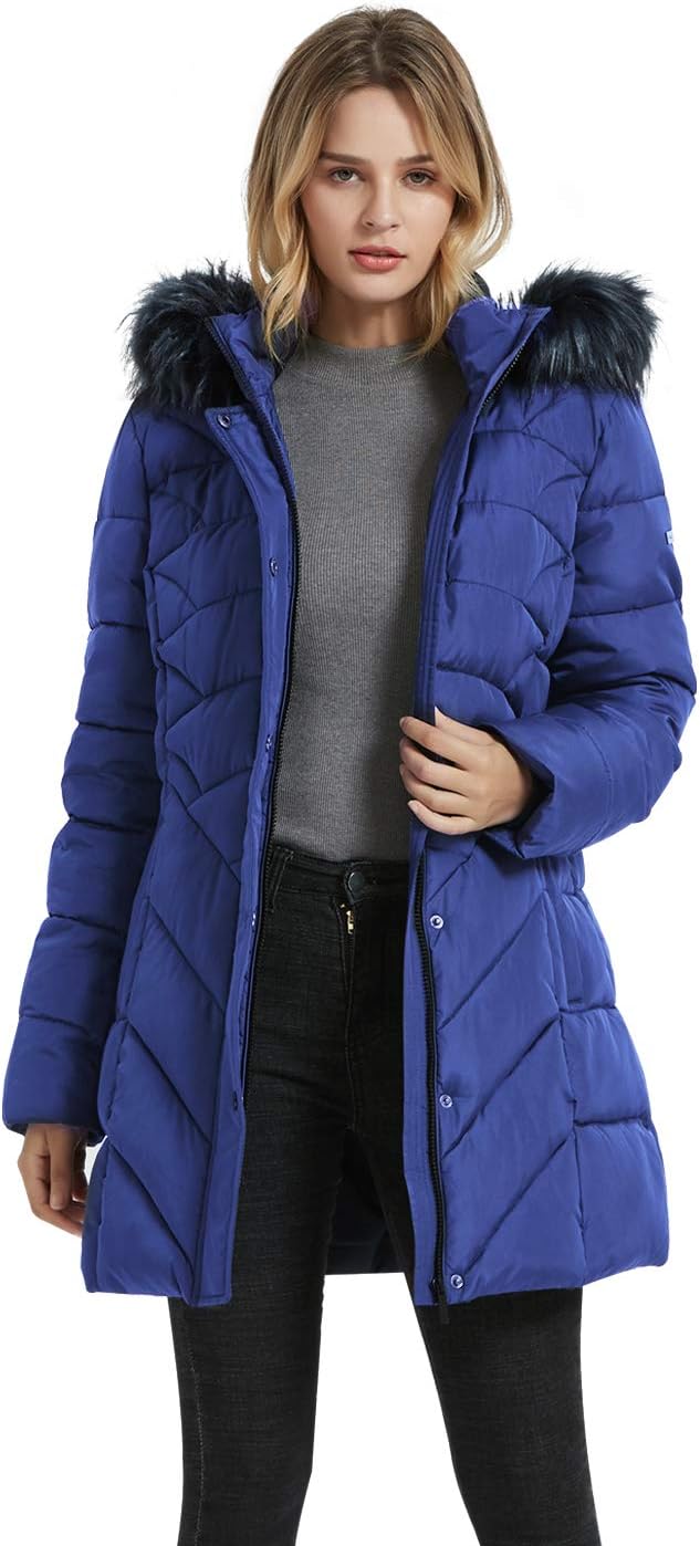 BINACL Women's Winter Warm Thicken Long Outwear Coat Jacket