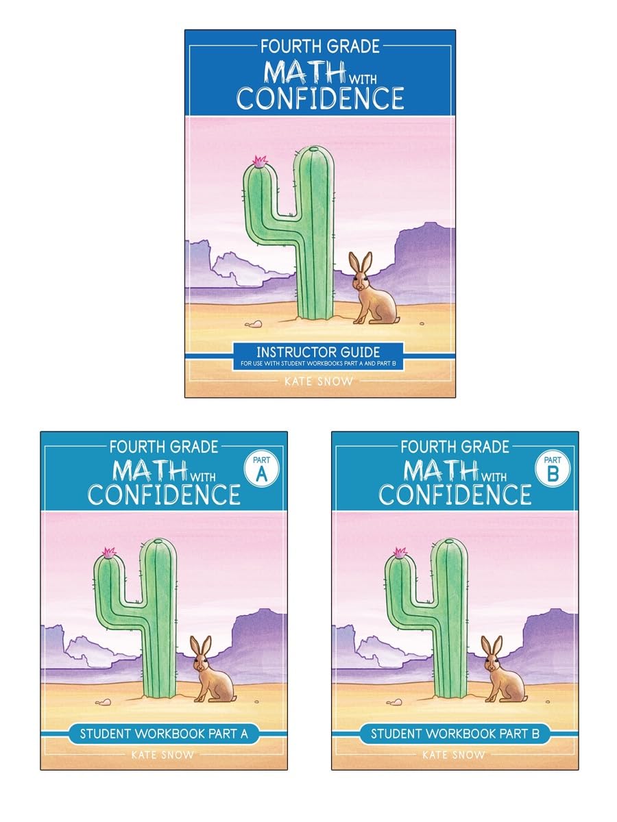 Fourth Grade Math with Confidence Complete Bundle for Learning